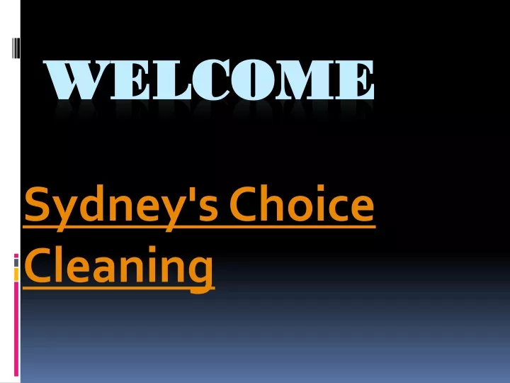 sydney s choice cleaning