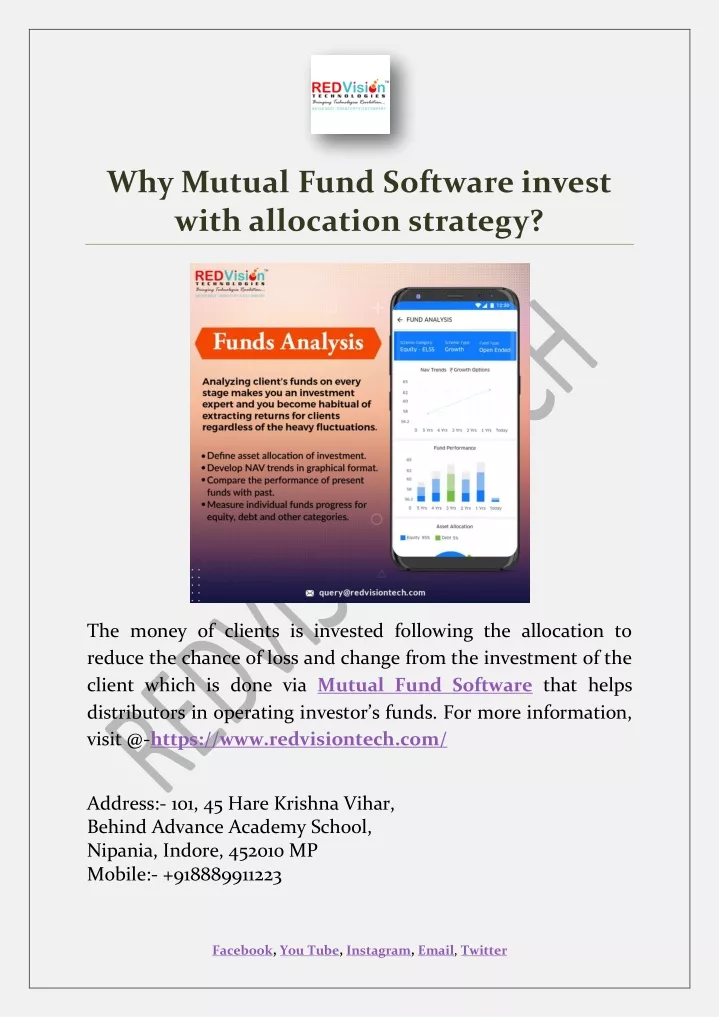 why mutual fund software invest with allocation