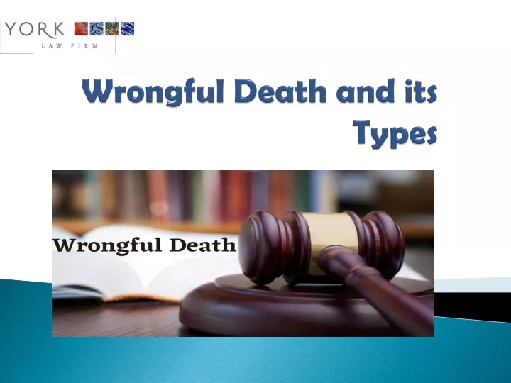 wrongful death and its types