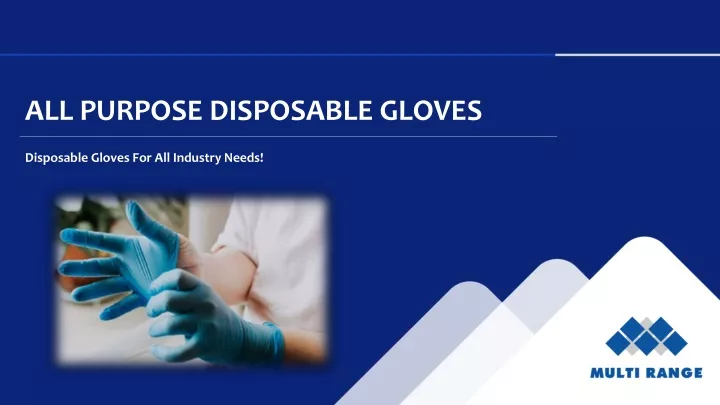 all purpose disposable gloves