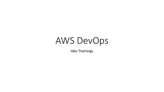 aws devops