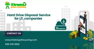 Hard Drive Disposal Service for I.T. companies
