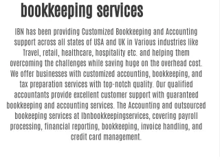 bookkeeping services