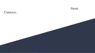 smart contracts