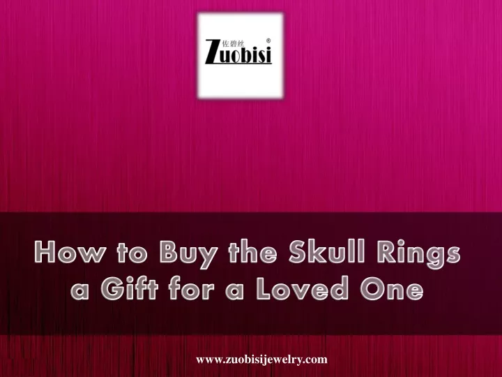 how to buy the skull rings a gift for a loved one