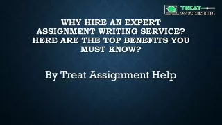 why hire an expert assignment writing service here are the top benefits you must know
