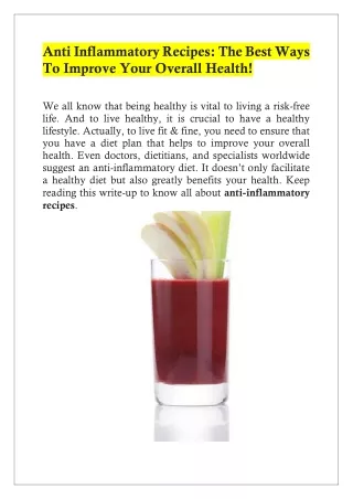 High-Energy Juice Recipes at Science-Based Wellness