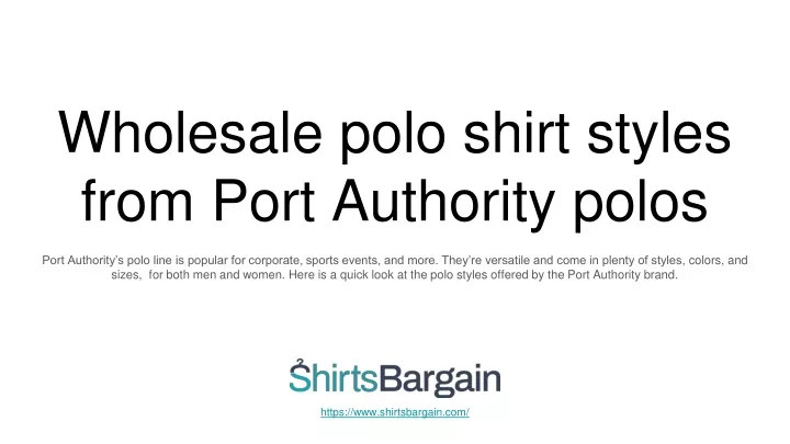 wholesale polo shirt styles from port authority polos