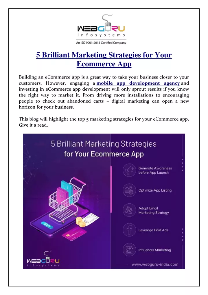 5 brilliant marketing strategies for your