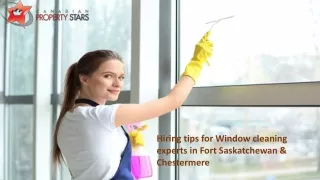 hiring tips for window cleaning experts in fort