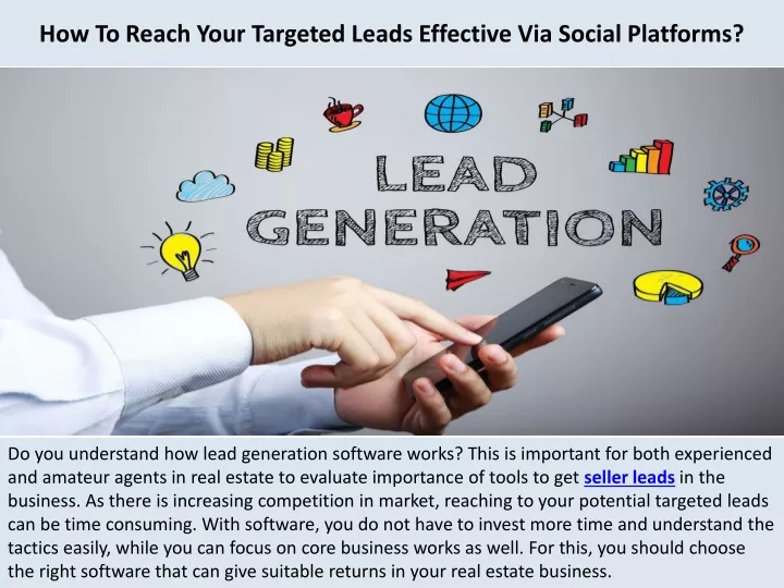 how to reach your targeted leads effective via social platforms