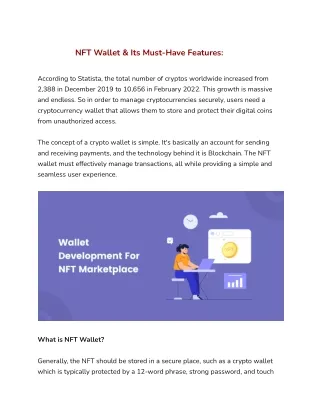 nft wallet its must have features