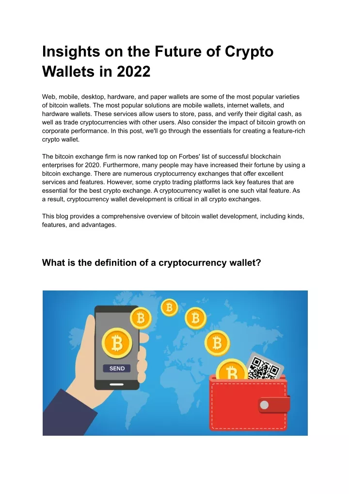 insights on the future of crypto wallets in 2022