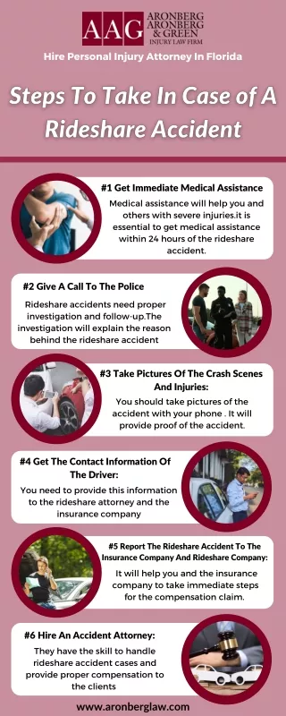 Steps To Take In Case of A Rideshare Accident