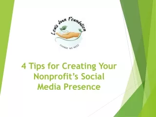 4 Tips for Creating Your Nonprofit’s Social Media