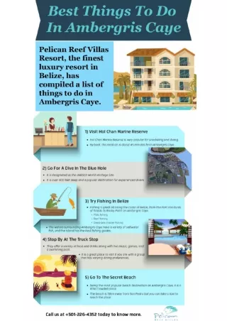 Pelican Reef Villas Resort–The Finest Luxury Hotels in Ambergris Caye