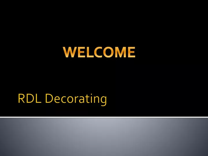 rdl decorating