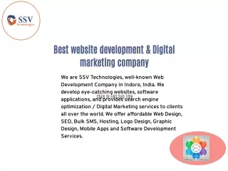 Best website development & Digital marketing company