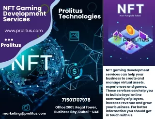 nft gaming development services