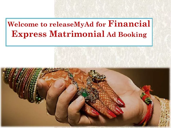 welcome to releasemyad for financial express