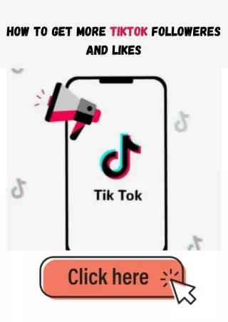 how to get more tiktok followeres and likes
