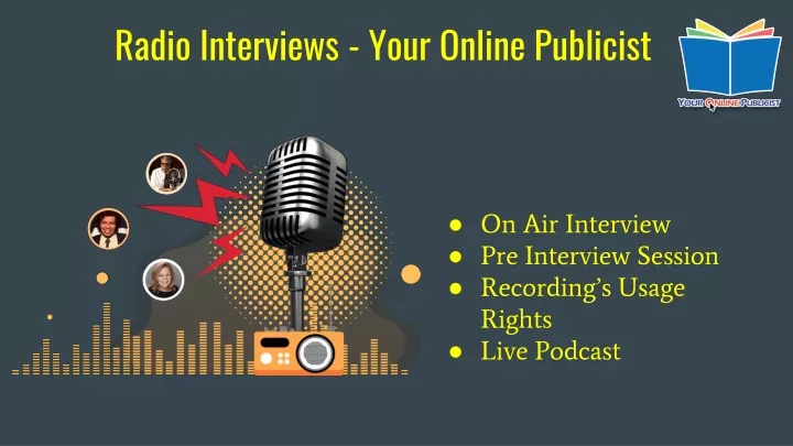 radio interviews your online publicist