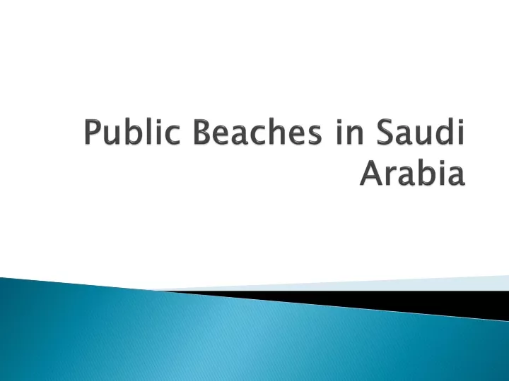 public beaches in saudi arabia