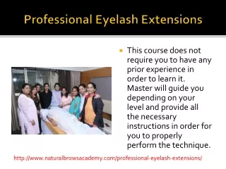 Professional Eyelash Extensions PPT 4