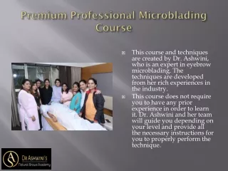 PREMIUM PROFESSIONAL MICEROBLADING COURSE PPT 2
