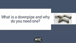 what is a downpipe and why do you need one