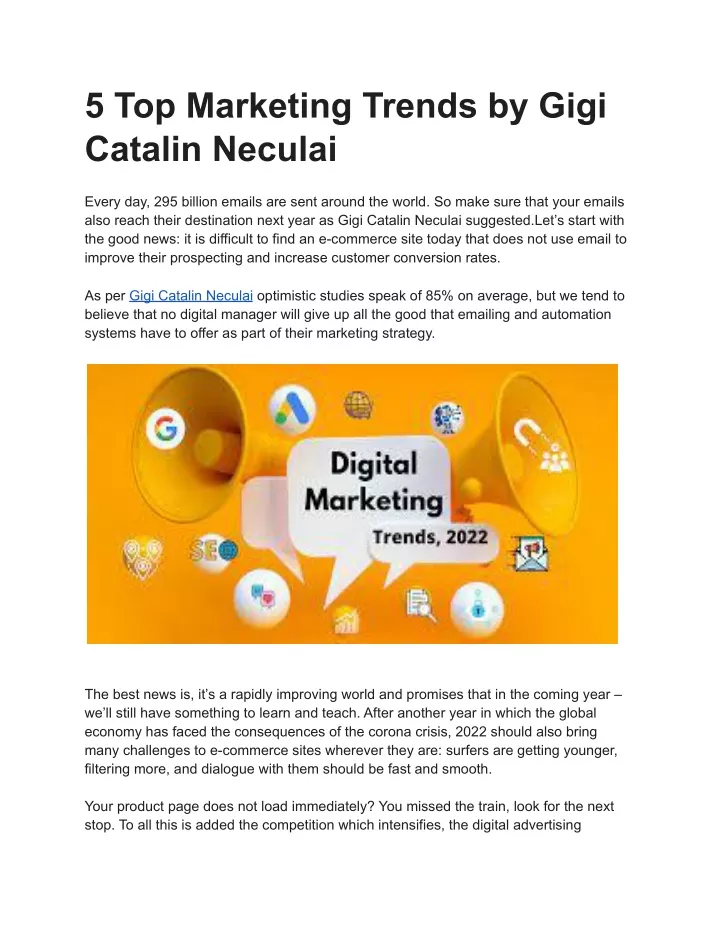 5 top marketing trends by gigi catalin neculai