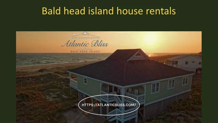 bald head island house rentals