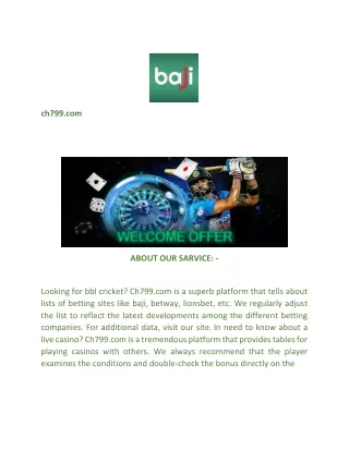 Bbl Cricket  Ch799