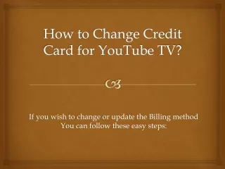 how to change credit card for youtube tv