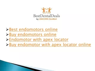 buy endomotor with apex locator online