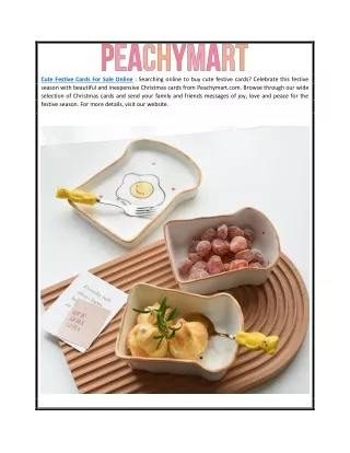 Cute Festive Cards for Sale Online | Peachymart.com