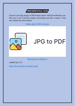 convert your jpg images to pdf format online with
