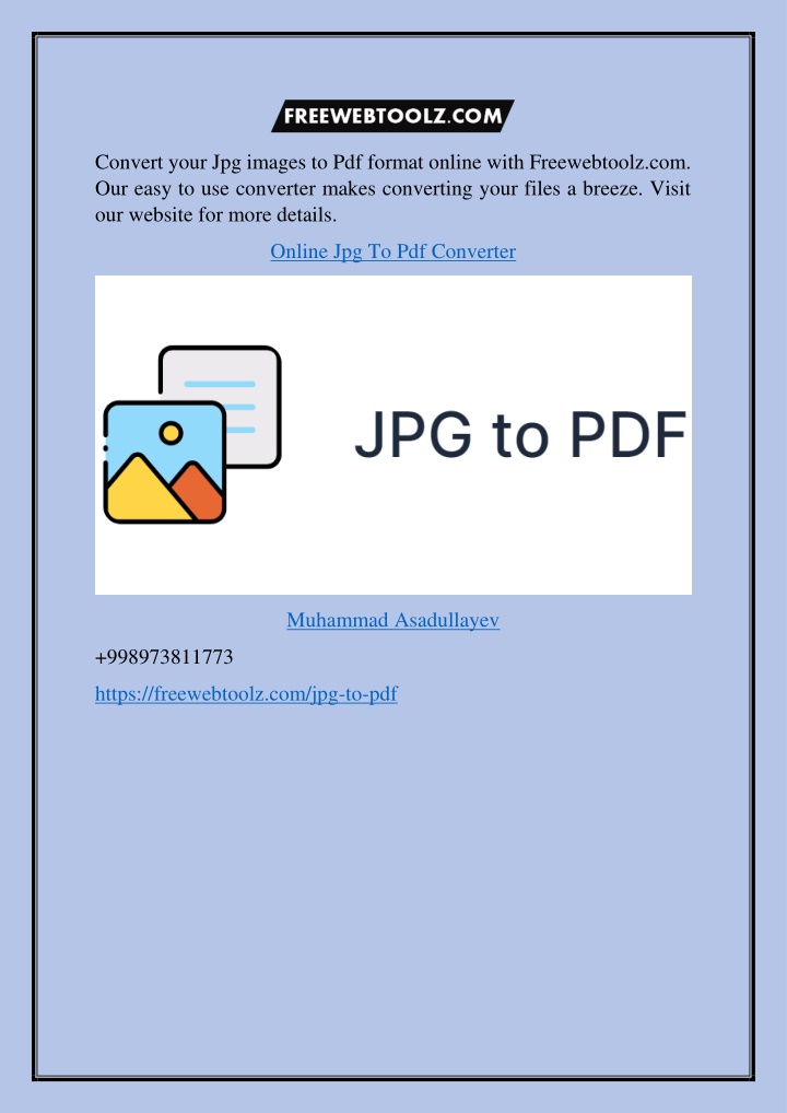 convert your jpg images to pdf format online with