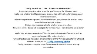 setup for mac for 123 hp officejet pro 6968