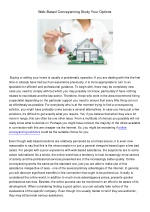 Web-BasedConveyancingStudyYourOptions - slide 1