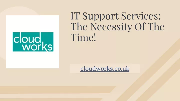 it support services the necessity of the time