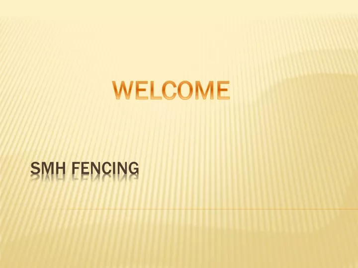 smh fencing