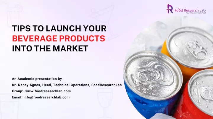 tips to launch your beverage products into