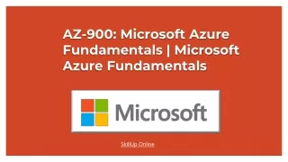 Microsoft Azure Fundamentals | AZ 900 Microsoft Azure Fundamentals