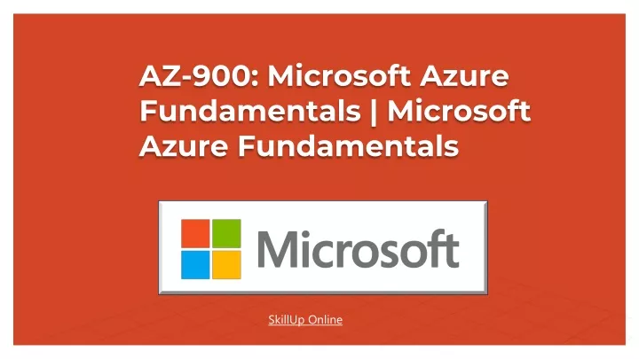 PPT - Microsoft Azure Fundamentals | AZ 900 Microsoft Azure ...