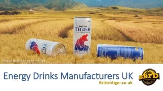 Energy Drinks Manufacturers UK