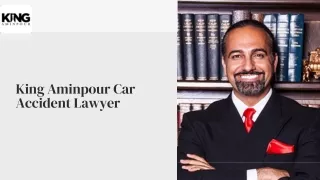 Uber Accident In San Diego- King Aminpour Car Accident Lawyer