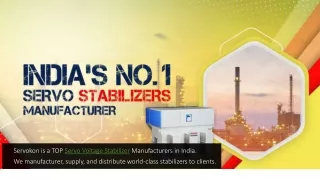 Servo Stabilizers - Distribution Transformer Manufacturers in India