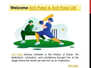 welcome arif patel arif patel uk