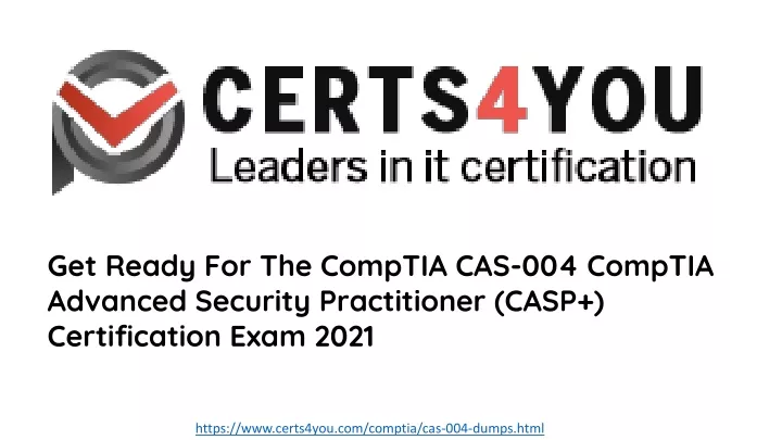 get ready for the comptia cas 004 comptia